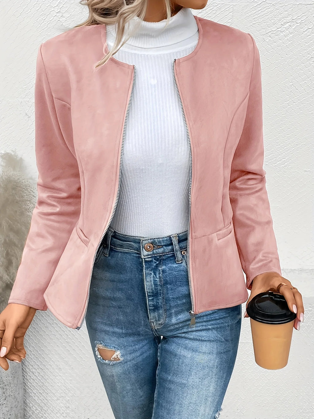 The Nova Round Neck Jacket