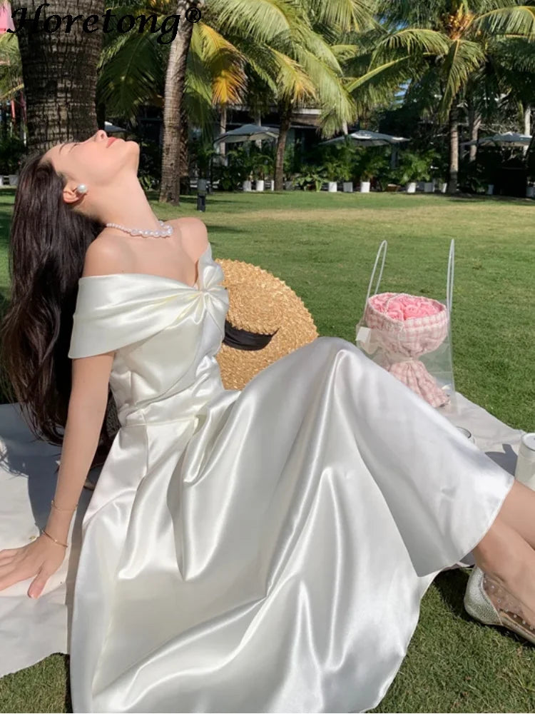 The Moonlight Bow Dress