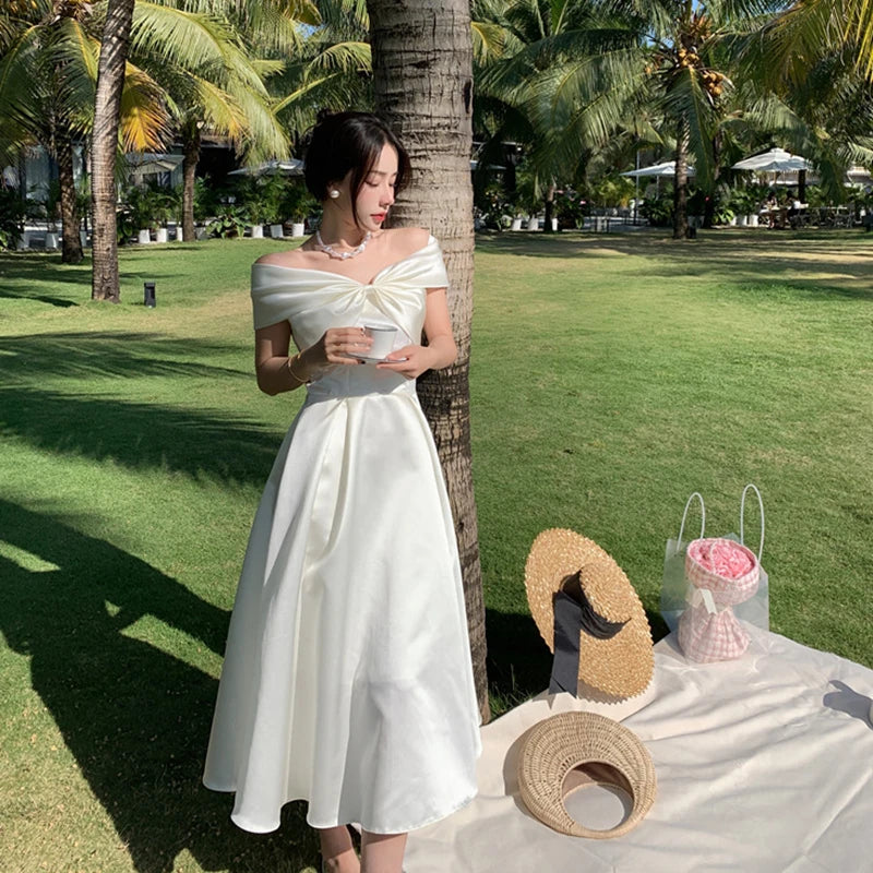 The Moonlight Bow Dress