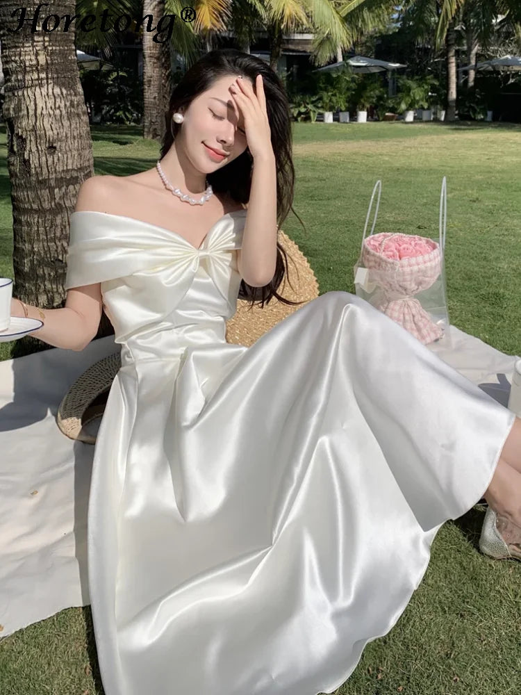 The Moonlight Bow Dress