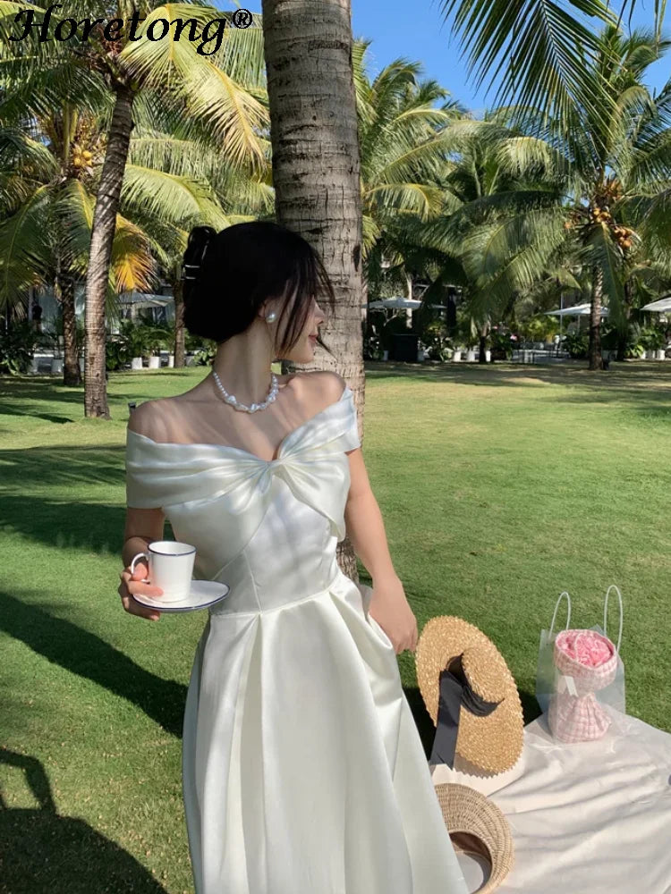 The Moonlight Bow Dress