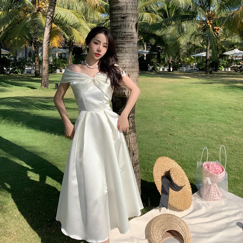 The Moonlight Bow Dress