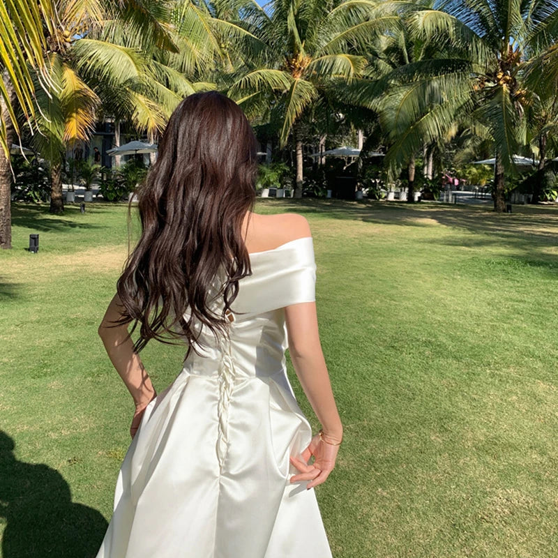 The Moonlight Bow Dress