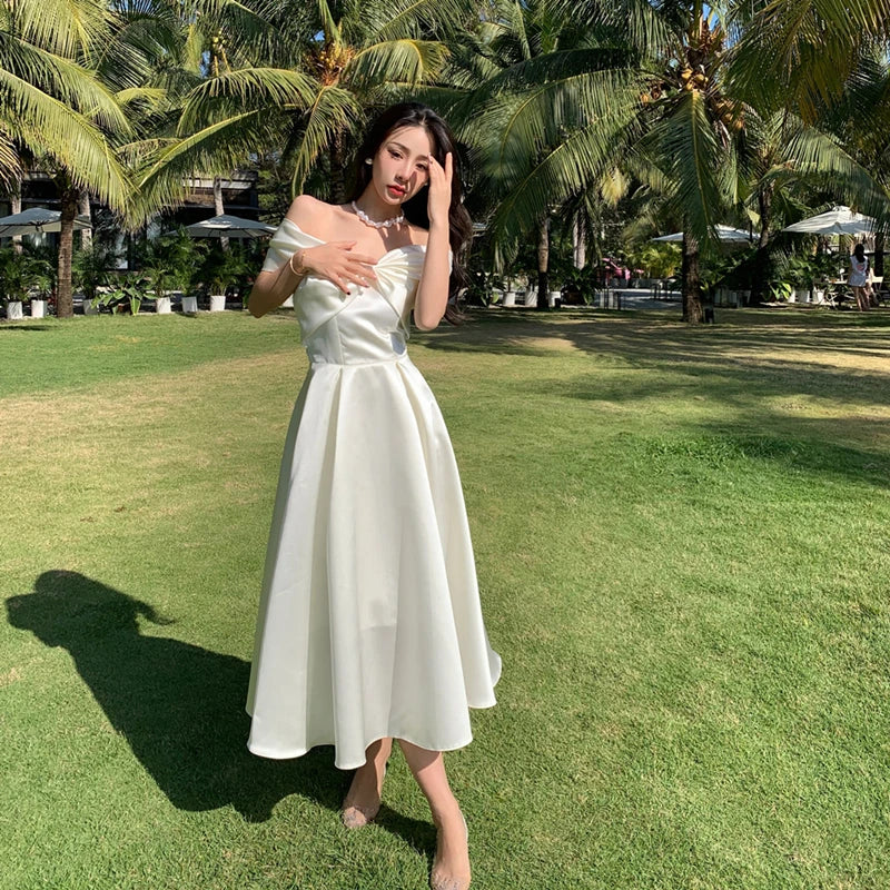 The Moonlight Bow Dress