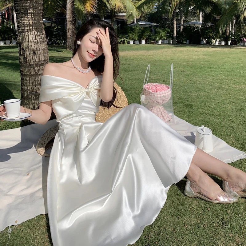 The Moonlight Bow Dress