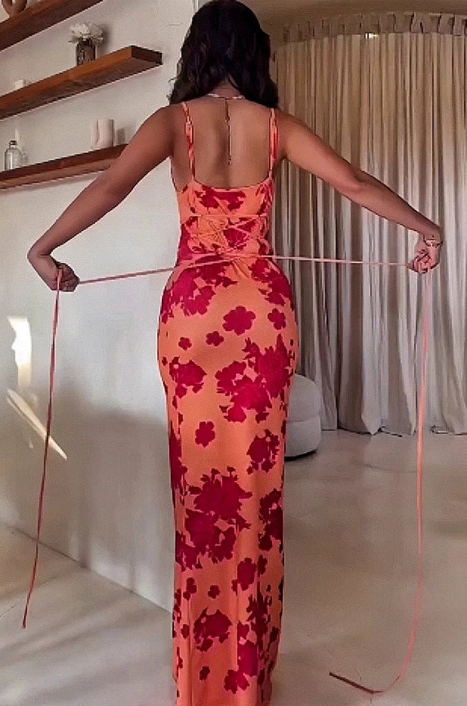 The Solana Halter Dress
