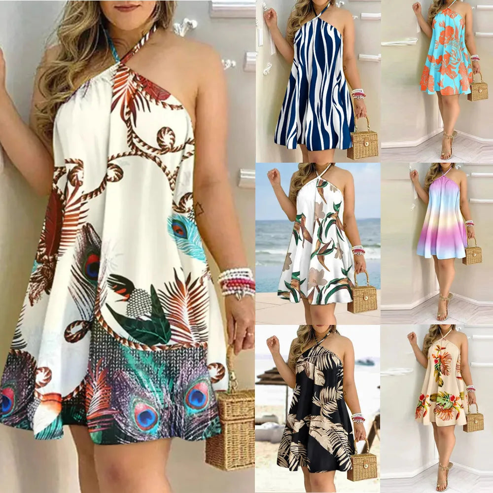 Sunbloom Halter Dress