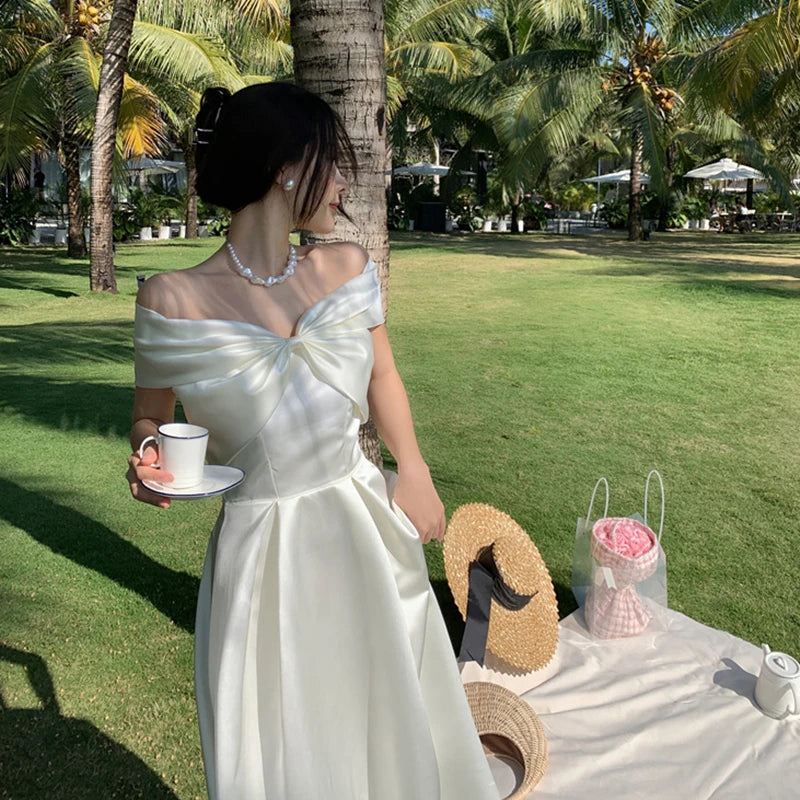 The Moonlight Bow Dress