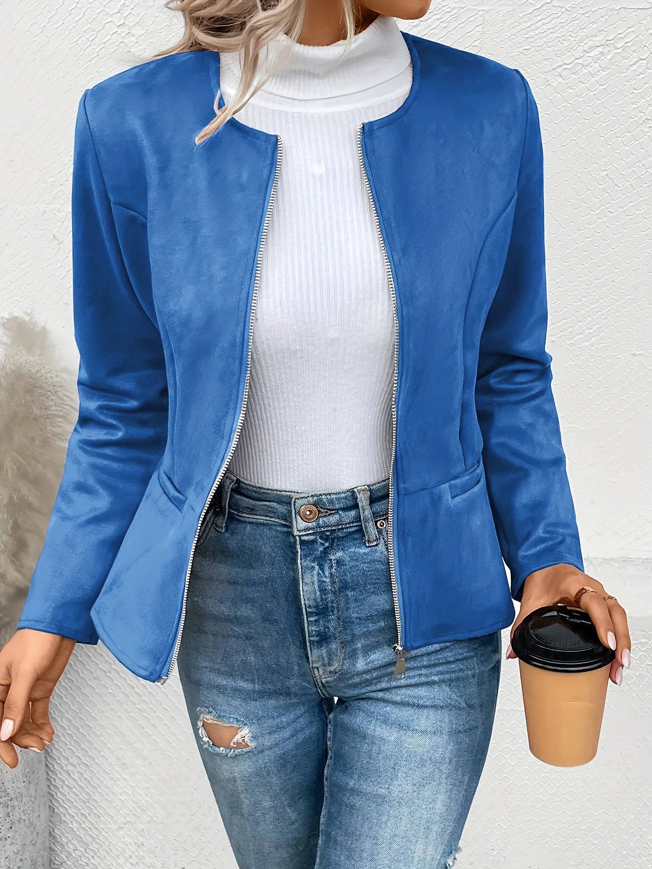 The Nova Round Neck Jacket