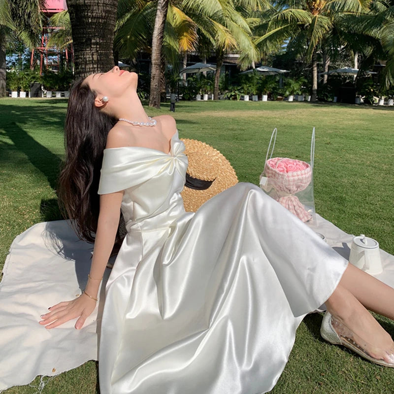The Moonlight Bow Dress